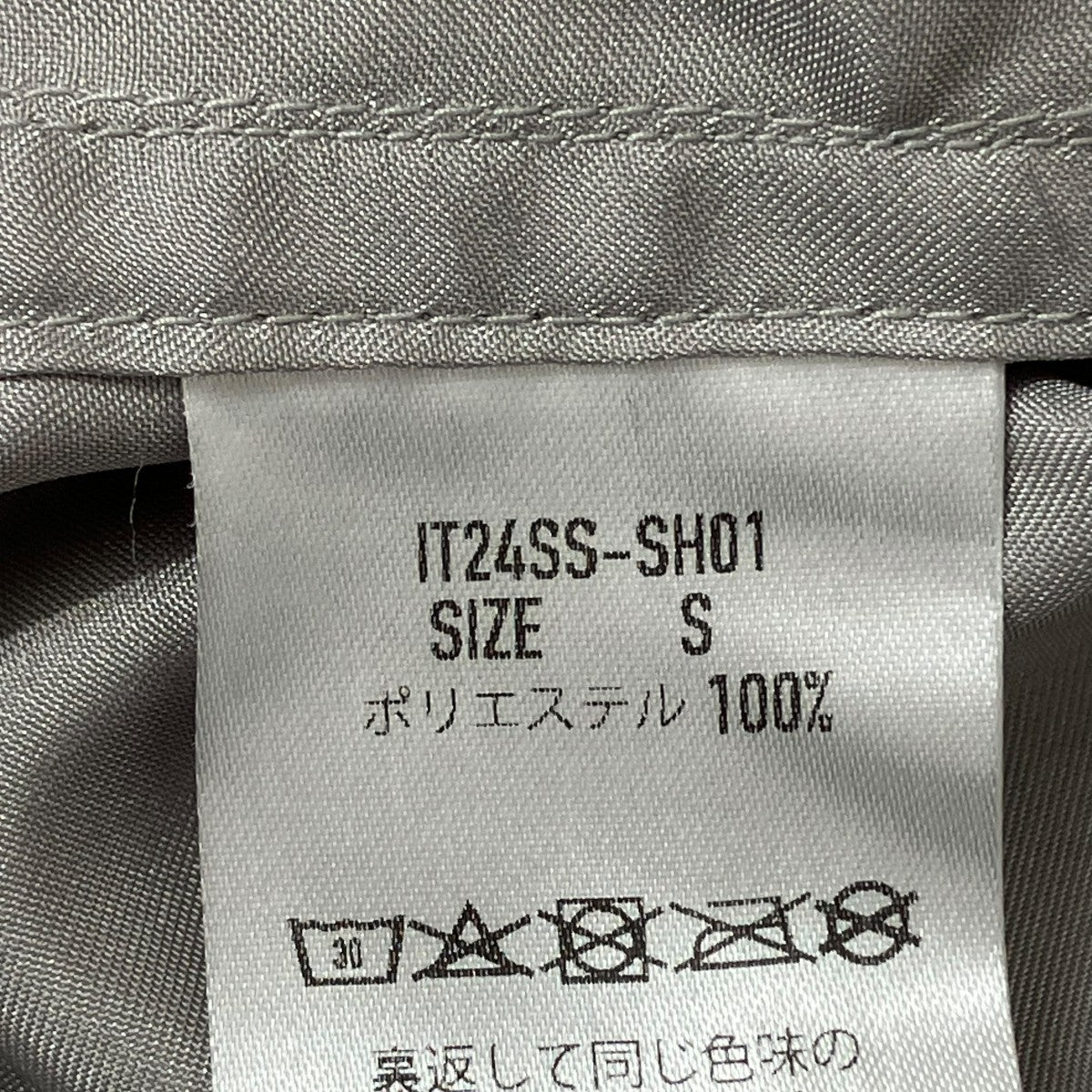 トップス ICE & TECHNO 24ss ICEANDRE LUSTER SHIRT ICE＆TECHNO(アイスアンドテクノ) 24SSICEANDRE LUSTER SHIRT