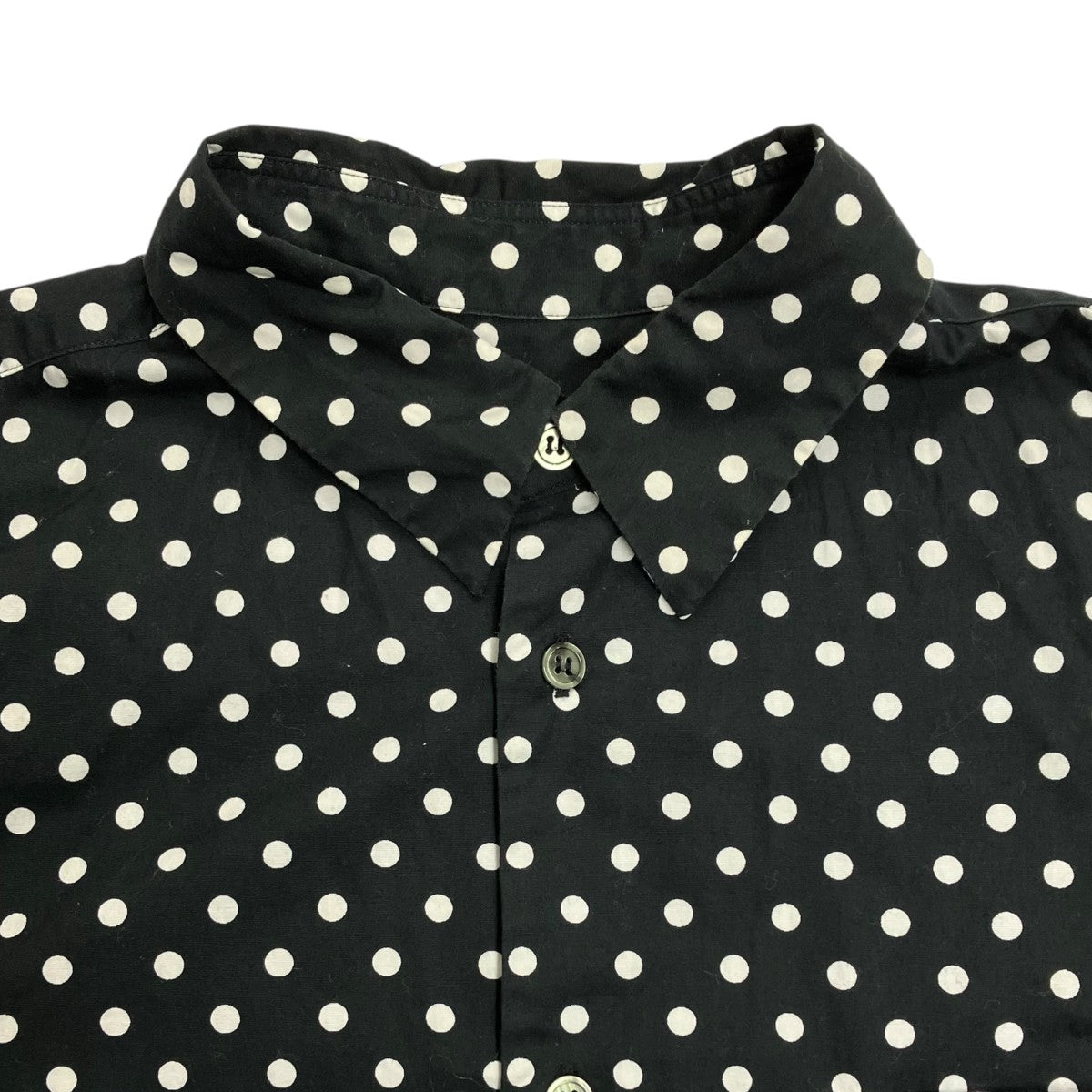ブラックコムデギャルソン　ドット　長袖シャツ　M ブラック　ホワイト　黒　白 COMME des GARCONS（シャツ）のフリマアイテム一覧
