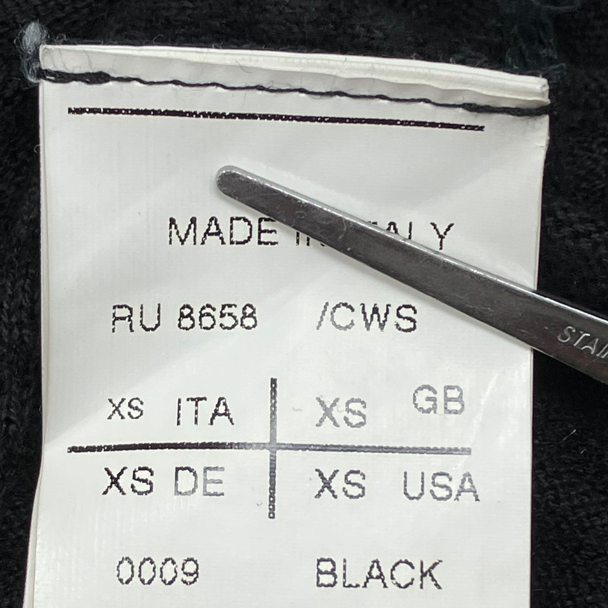 RICK OWENS(リックオウエンス) 09SSサマーニットRU8658 RU8658