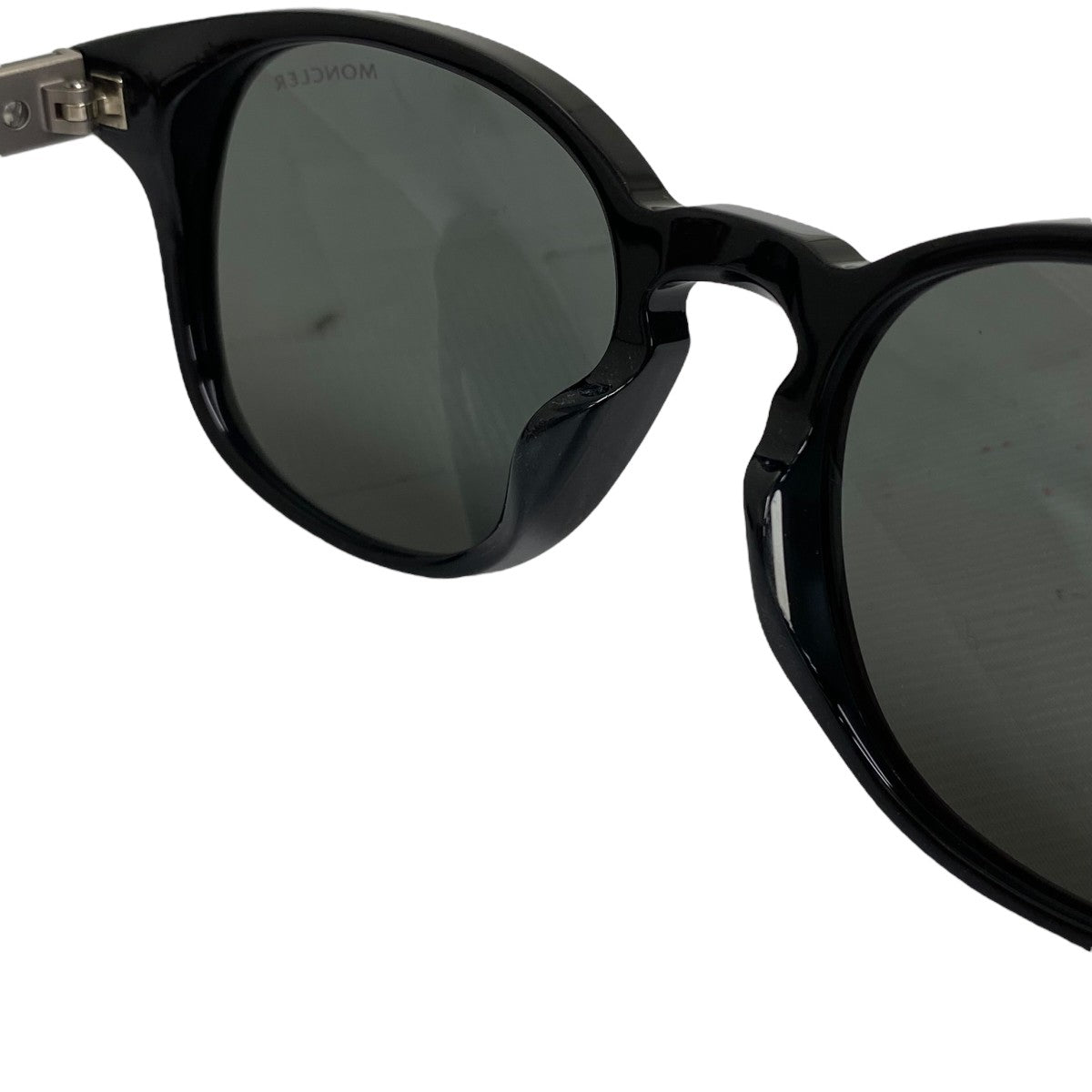 MONCLER サングラス ブラック Moncler Eyewear x Palm Angels スクエアフレーム サングラス