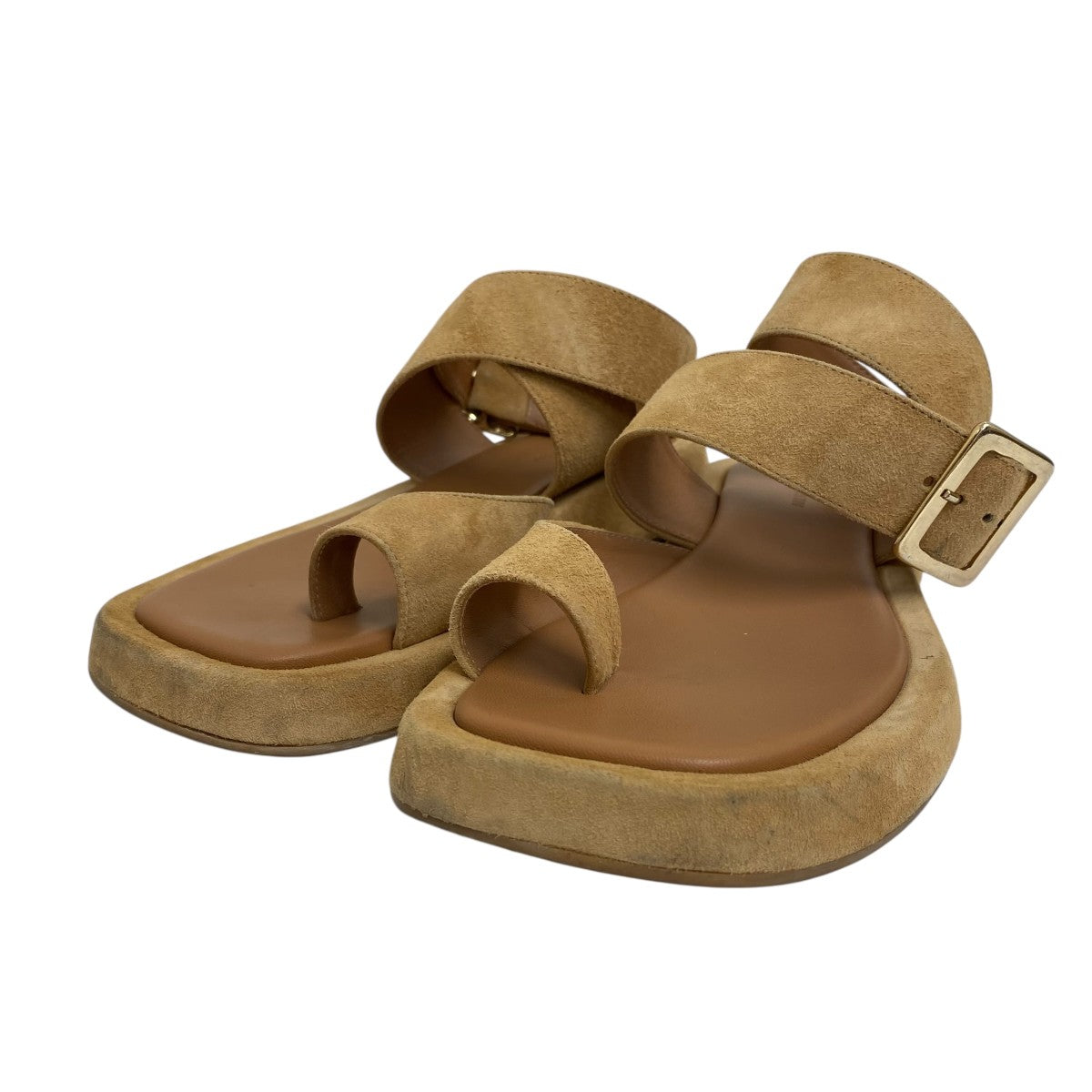 GIA BORGHINI SUEDE ANKIE STRAPサンダル 古着・中古-1枚目のアイテム画像