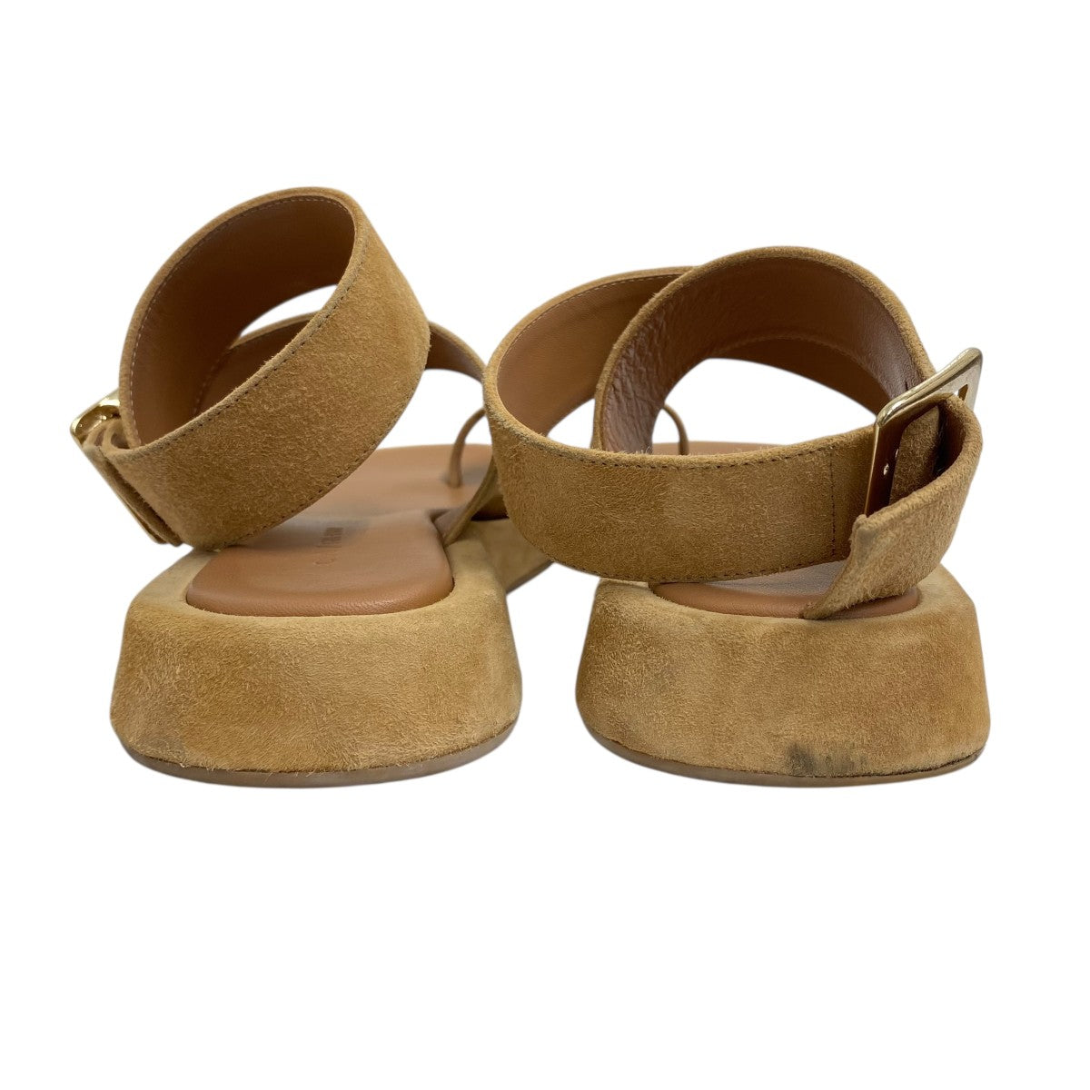 GIA BORGHINI SUEDE ANKIE STRAPサンダル 古着・中古-2枚目のアイテム画像