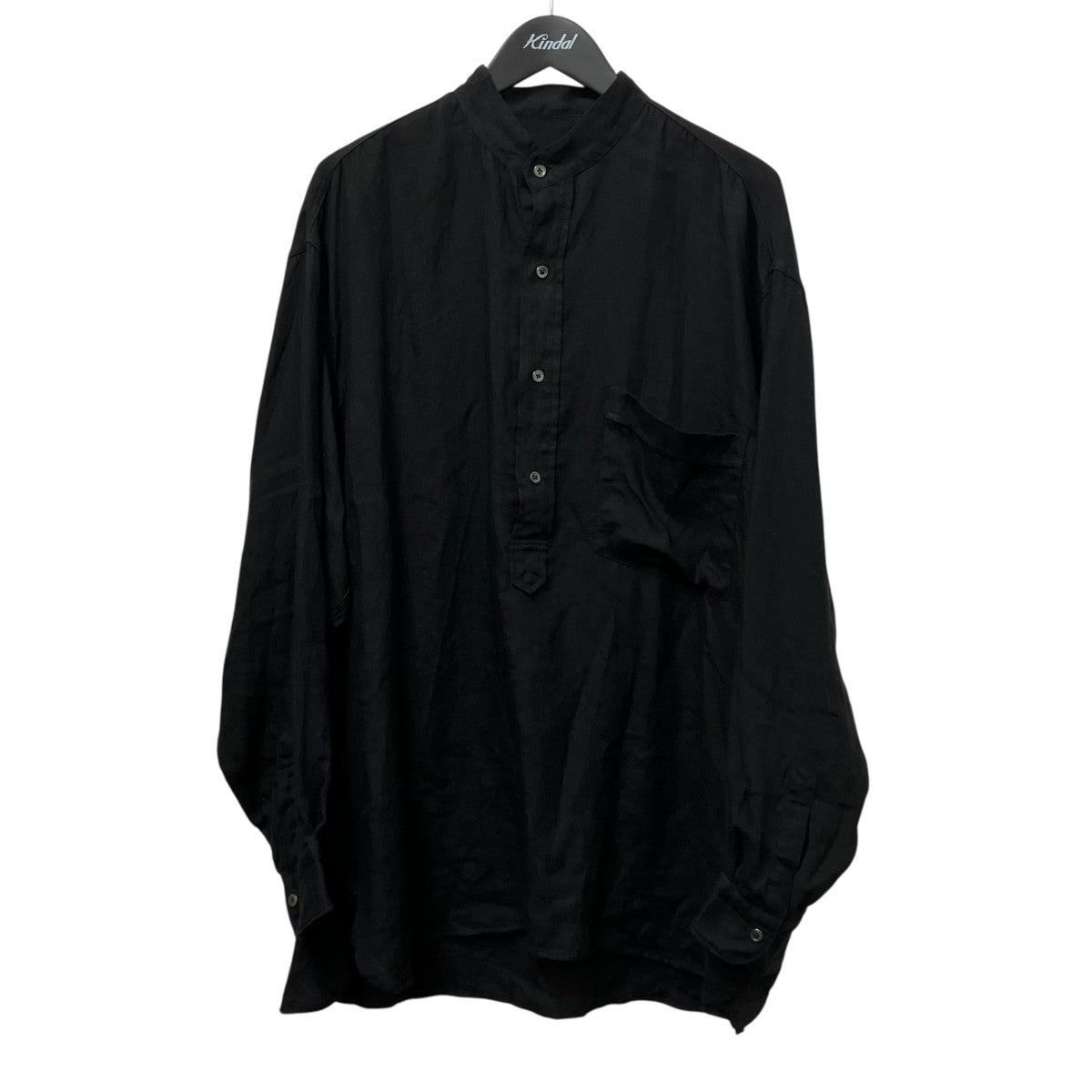 希少 サイズ3 美品 19ssコモリシャツ 黒タグ　限定 希少 美品 19aw コモリ シャツ バンドカラー 黒タグ 限定 サイズ