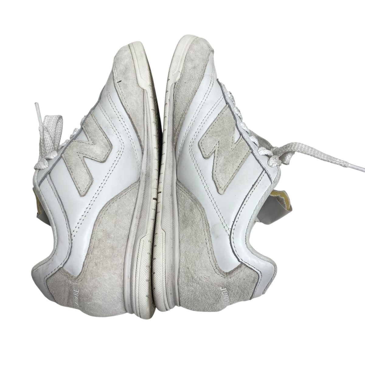 グレンソン　ホワイト　ヌバックジュース　25.5cm-26.0cm NEW BALANCE×JUNYA WATANABE MAN スニーカーURC42JM URC42JM