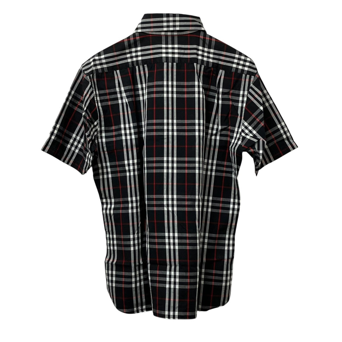 Burberry ブラック半袖シャツ LL BURBERRY BLACK LABEL(バーバリーブラックレーベル