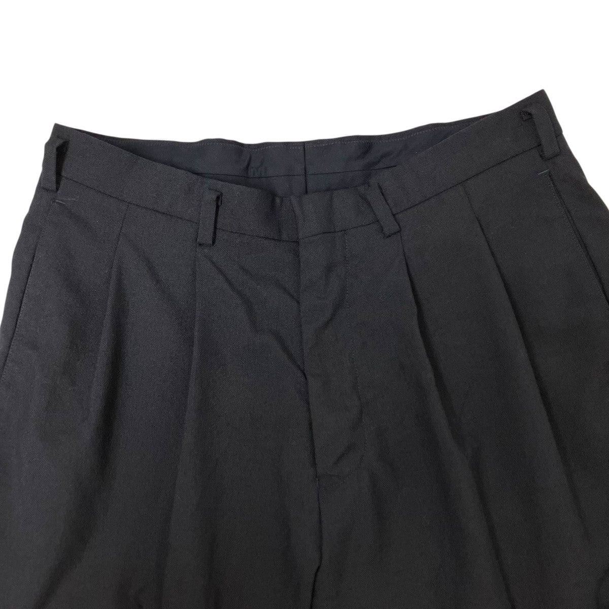 HEUGN e ユーゲンWOOL TROUSER サイズ2 ネイビー HEUGN(ユーゲン) パンツTROUSER 005 TROUSER 005 ネイビー