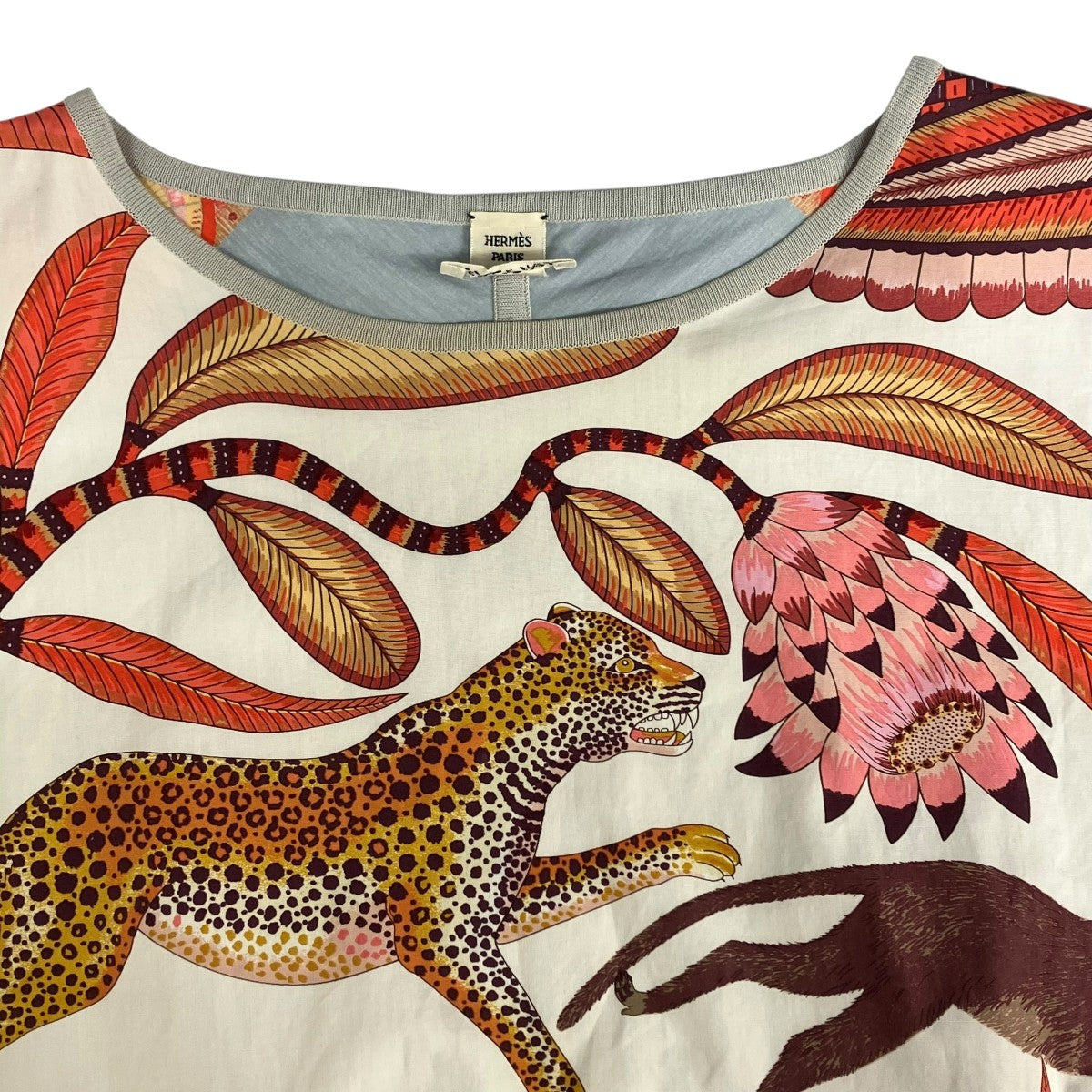 HERMES The Savana Danceカットソー76-7760 古着・中古-3枚目のアイテム画像