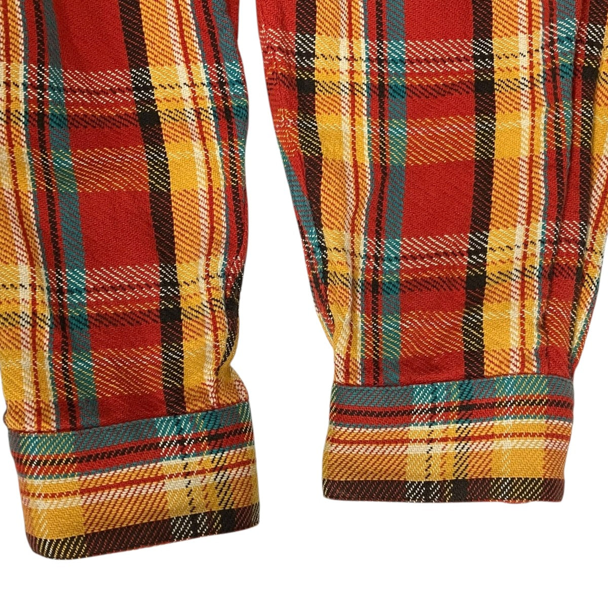 ROTOL(ロトル) BIG FLANNEL SHIRTチェックシャツ レッド サイズ