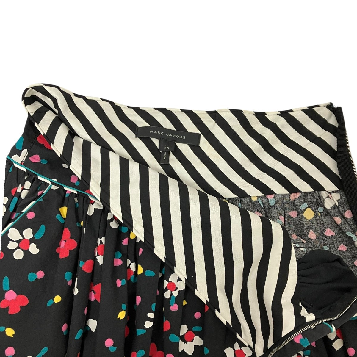 【国内発送】MARC JACOBS サイドジップスカート Aライン MARC JACOBS Collection line サイズs