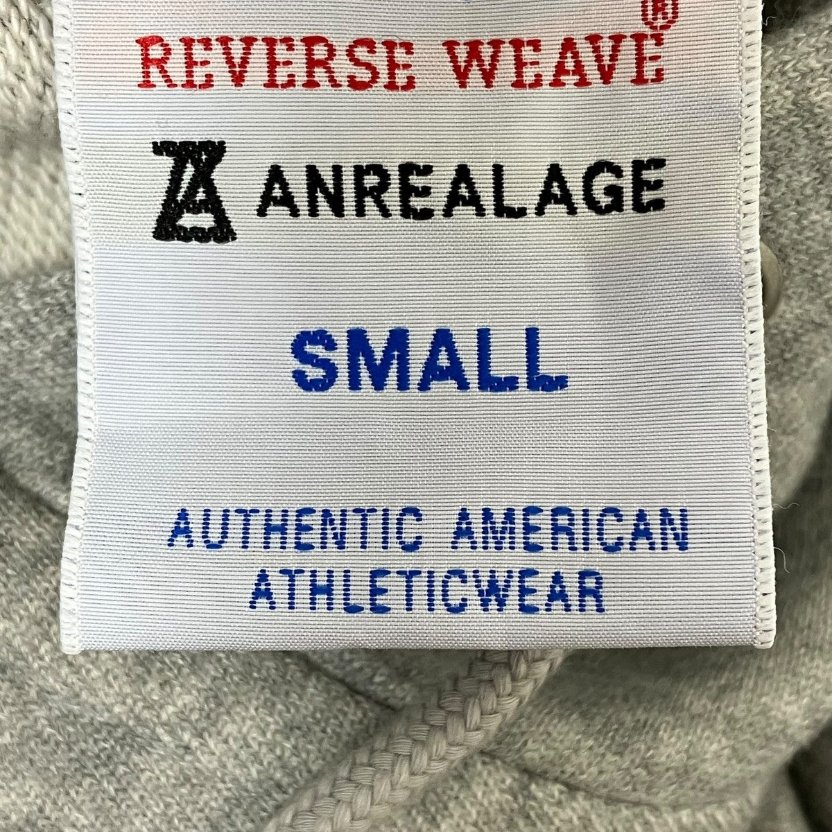 Champion×ANREALAGE ジップパーカーC8-V109 C8-V109 グレー