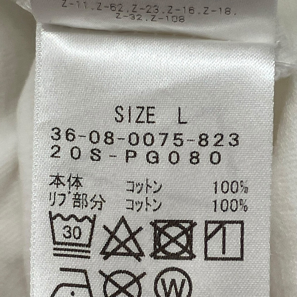 Tシャツ36-08-0075-823