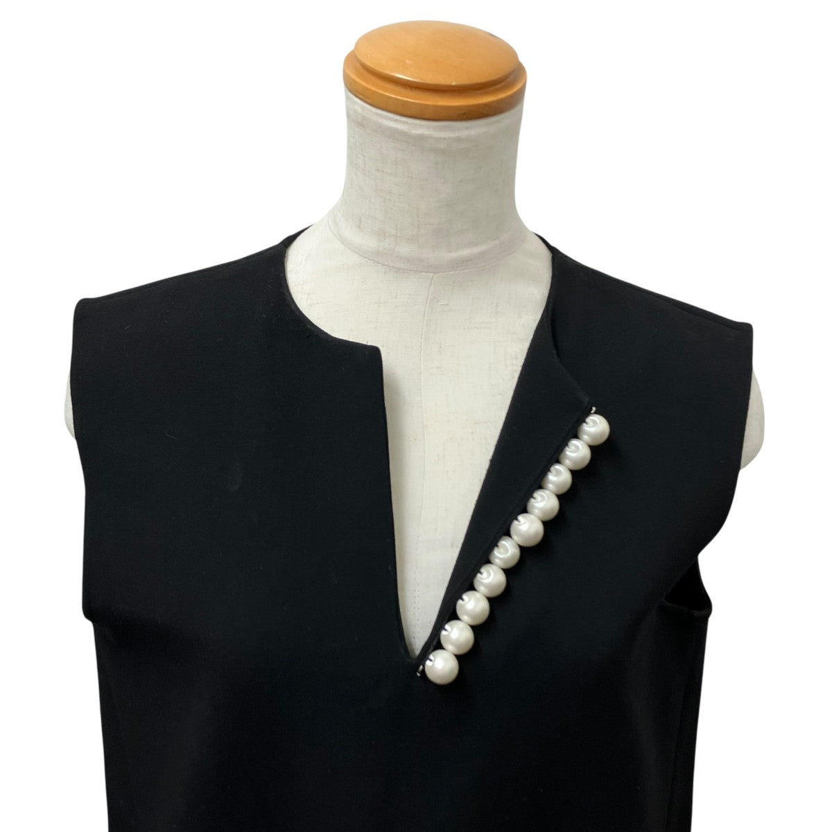 YOKO CHAN(ヨーコチャン) パールアイラインノースリーブドレス