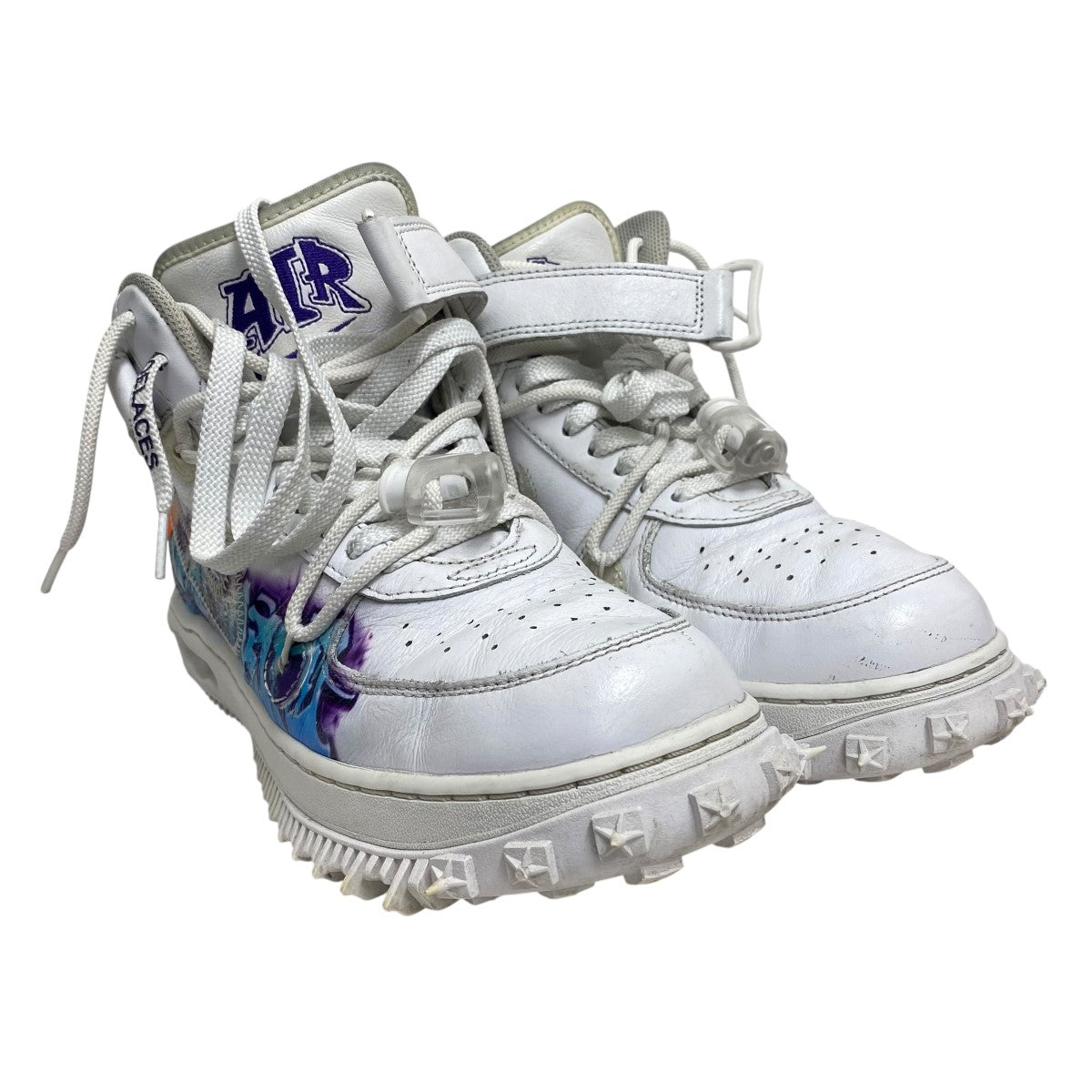 NIKE×OFFWHITE AIR FORCE1 MID SP LTHRスニーカーDR0500-100
