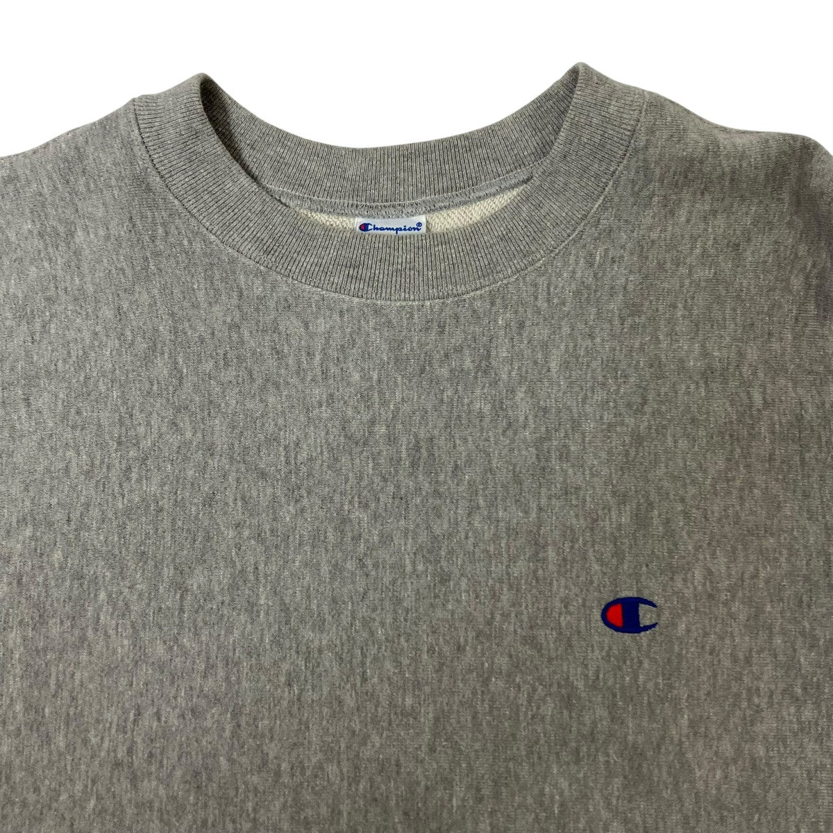 Champion×LOOPWHEELER スウェットC8-U038 C8-U038 ライトグレー