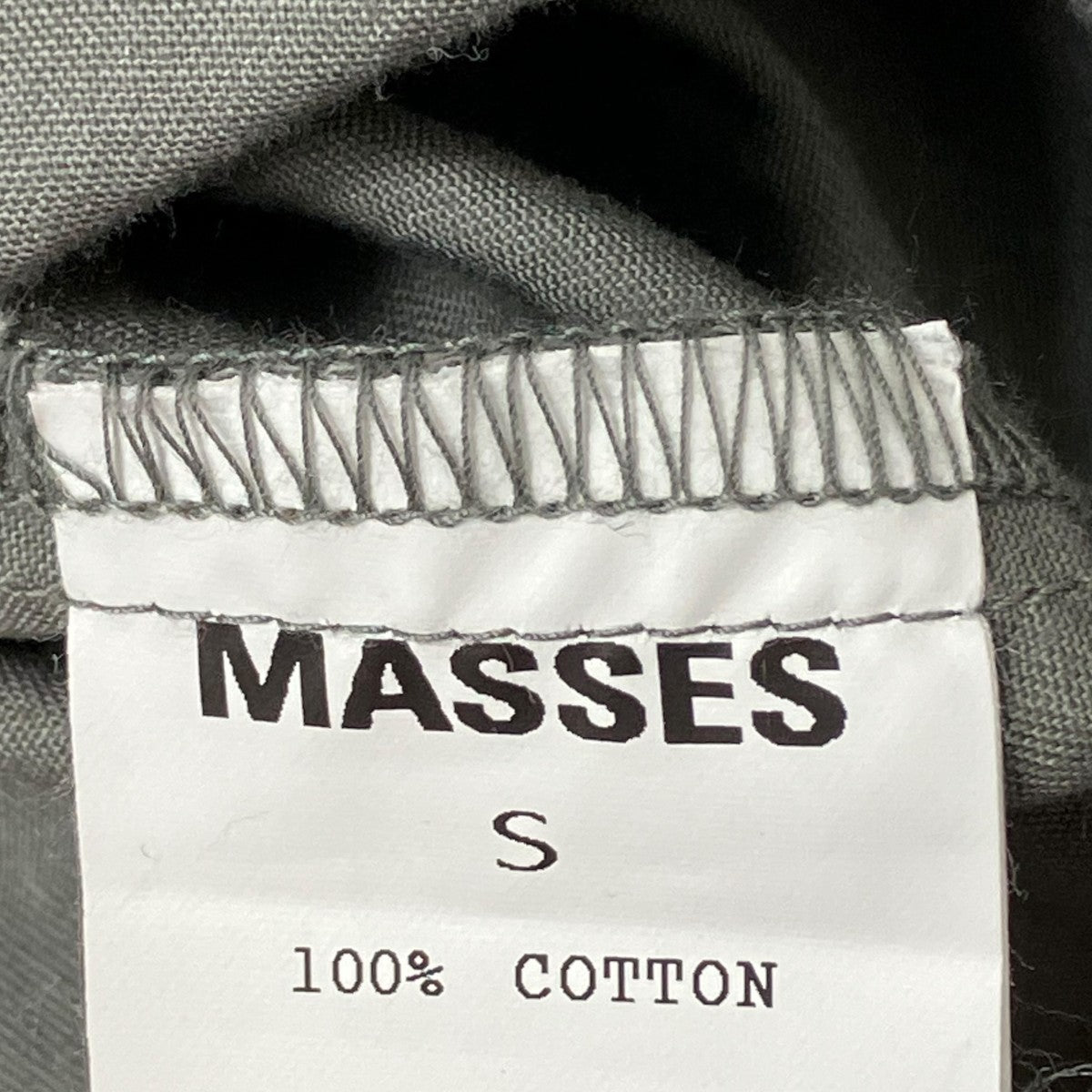 MASSES WORK SHIRT F S Sシャツ 古着・中古-4枚目のアイテム画像