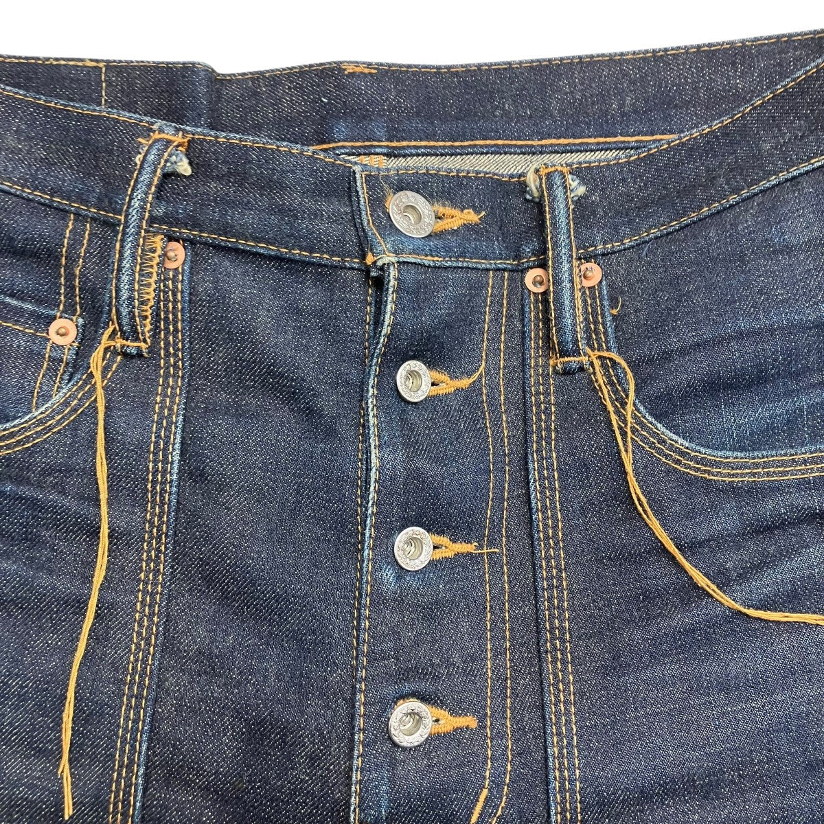 SUGARHILL(シュガーヒル) 21AWLOOSE THREAD DOUBLE KNEE DENIM