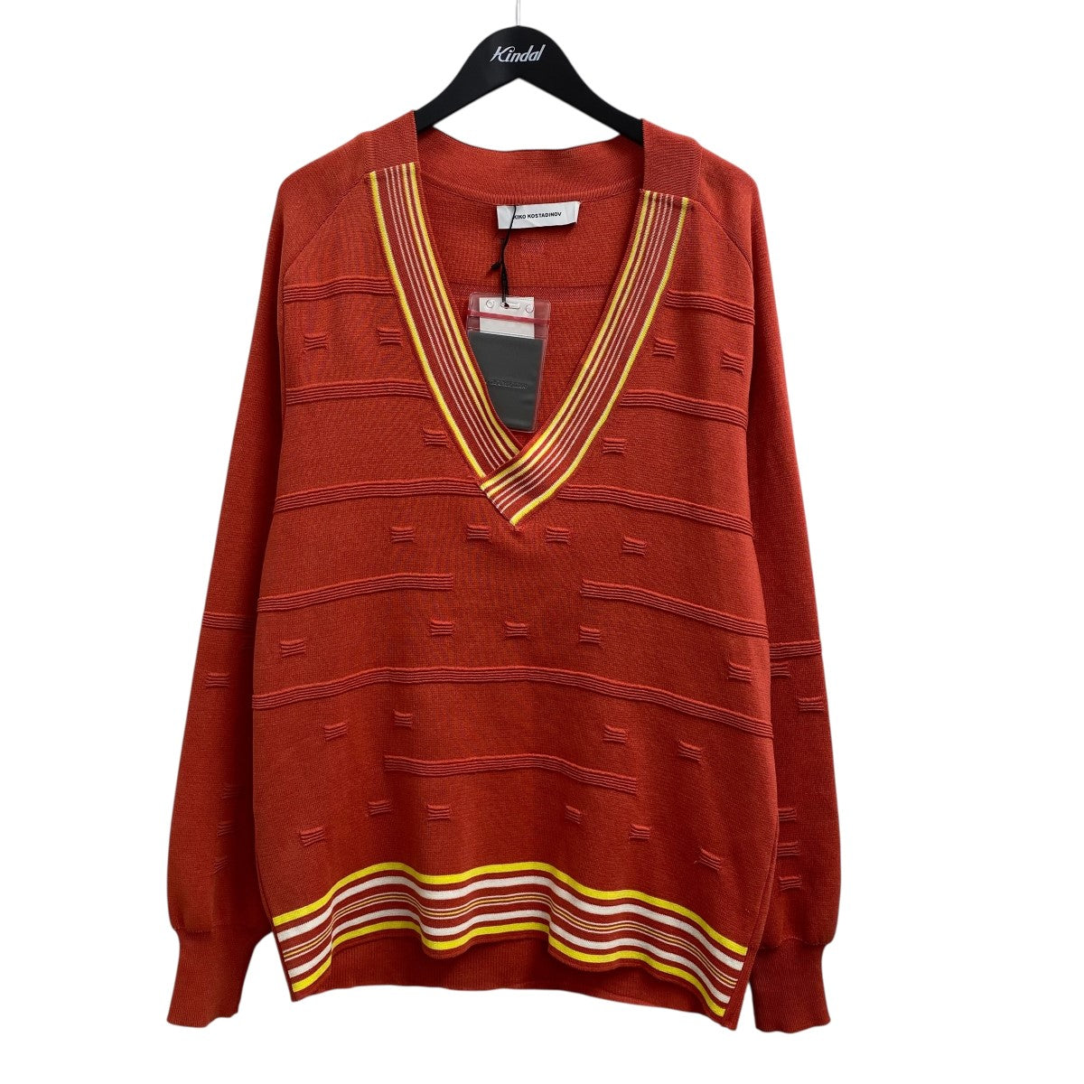 STRETTON KNIT V-NECK薄手ニット