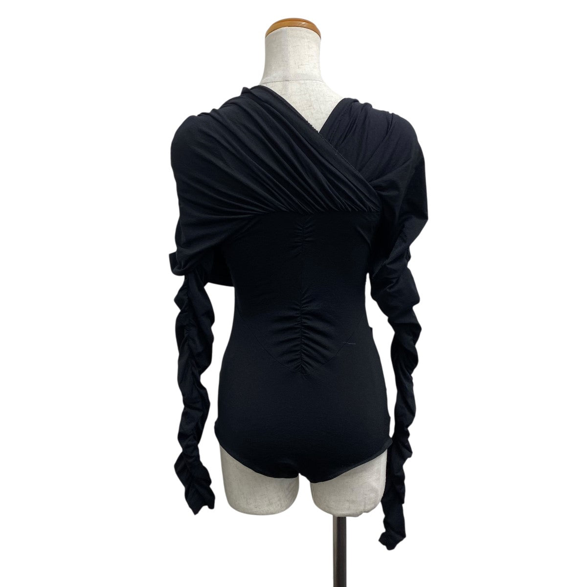 トップス FETICO NYLON JERSEY GATHERED BODYSUIT FETICO(フェティコ) JERSEY GATHERED BODYSUITカットソーFTC234