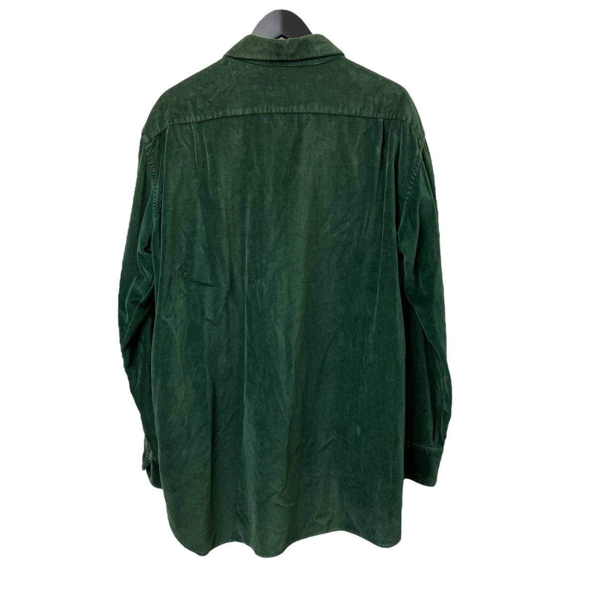 CASEY CASEY(ケイシーケイシー) 21AWノーカラーストライプシャツ