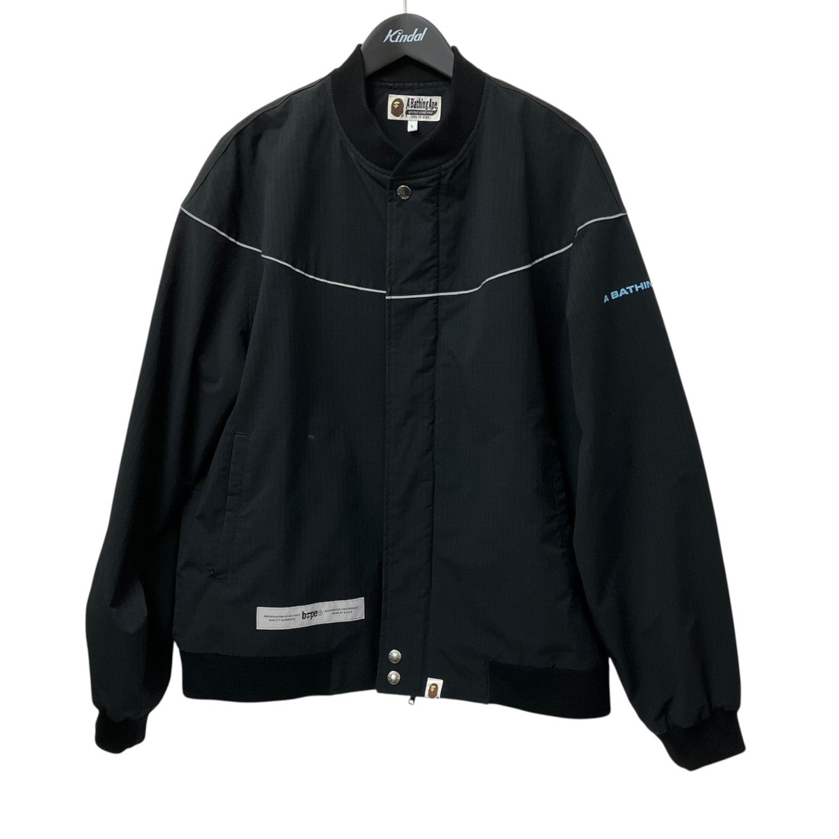 A BATHING APE(アベイシングエイプ) レザーダウンジャケット