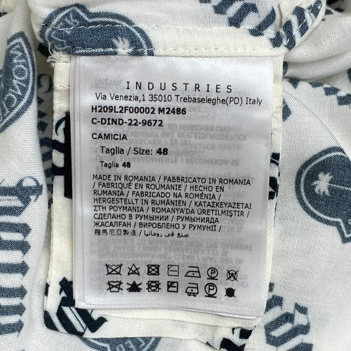 MONCLER×Palm Angels オープンカラーシャツH209L2F00002 古着・中古-5枚目のアイテム画像