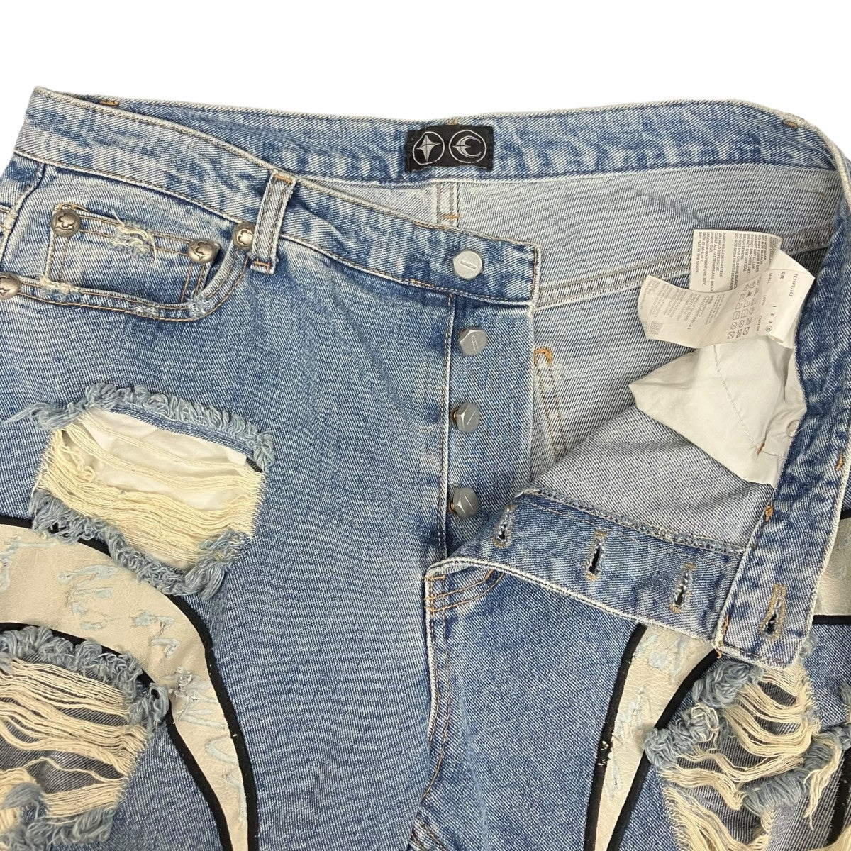 Thug Club サグクラブ ロゴ入り デニムパンツ Thug Club Logo Denim Pants☆サグ クラブ ロゴ デニム パンツ