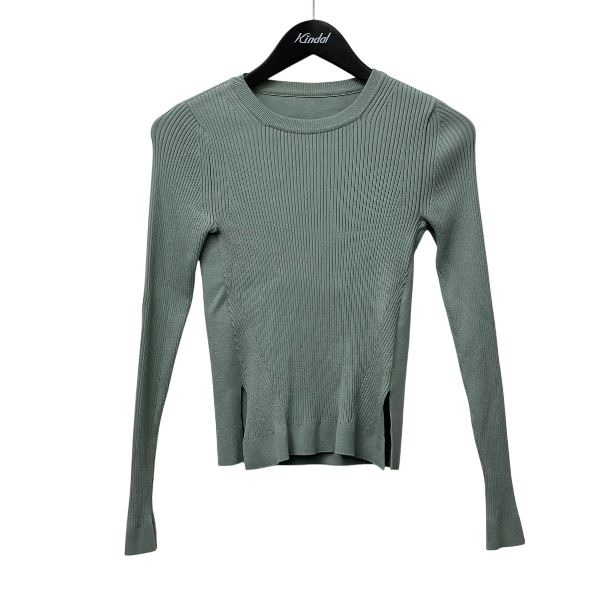 FOXEY NEW YORK オリーブグリーン 七分袖ニット 40 FOXEY NEW YORK オリーブグリーン 七分袖ニット 40