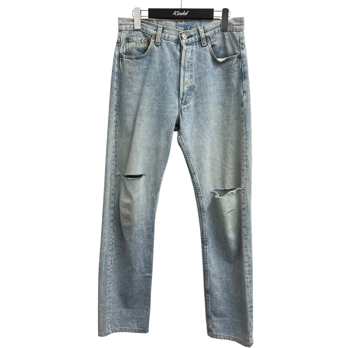 LEVI’S 90s ボタン裏555 バレンシア工場 501xx 復刻デニムパンツ 古着・中古-1枚目のアイテム画像