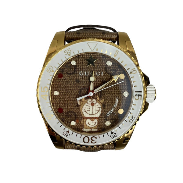 GUCCI(グッチ) DORAEMON ダイブウォッチYA136334 YA136334 ベージュ