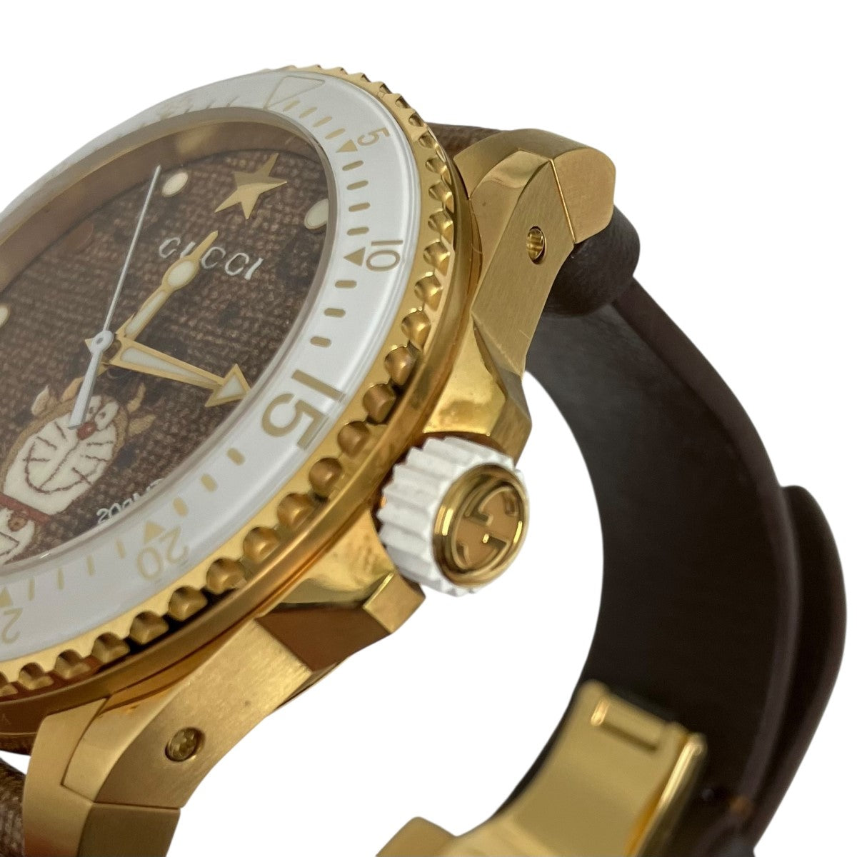 グッチ ドラえもんコラボ 時計 YA136334 GUCCI Doraemon GUCCI グッチ ダイブウォッチ 40mm ドラえもん×GUCCI YA136334