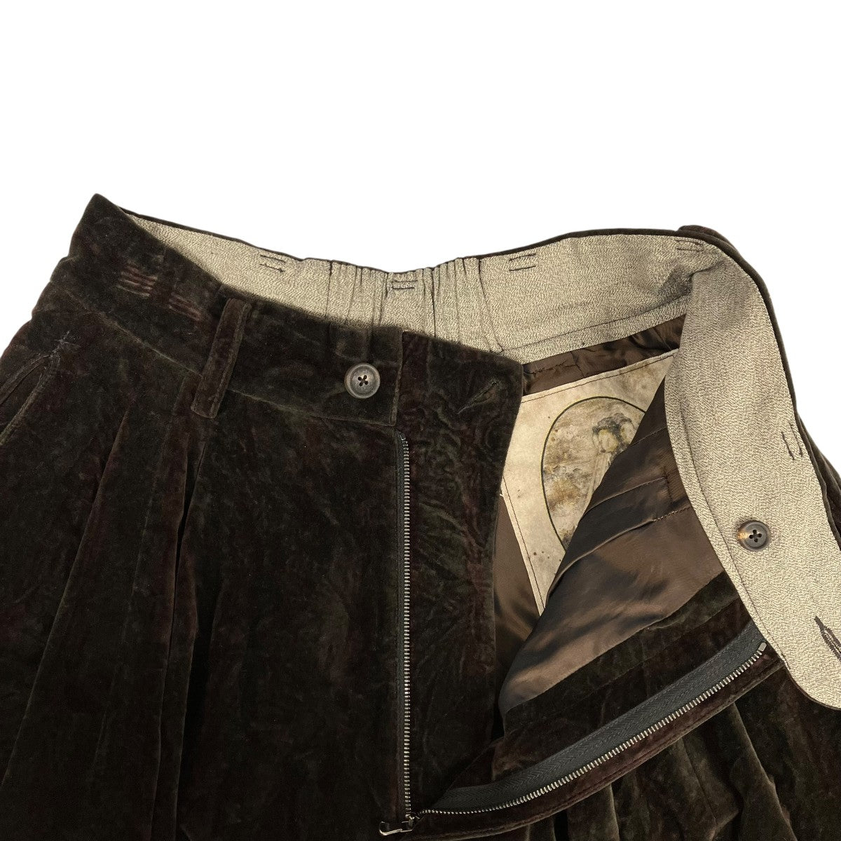 ZIGGY CHEN 23AWPLEATED DROP CROTCH TROUSERSパンツOM2330520