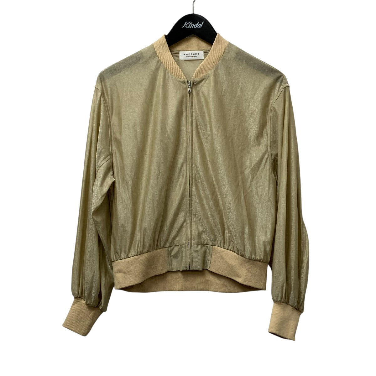 24SS MACPHEE マカフィー コットンデニム ショートジャケット MACPHEE(マカフィー) 24SS コットンデニム ショートジャケット
