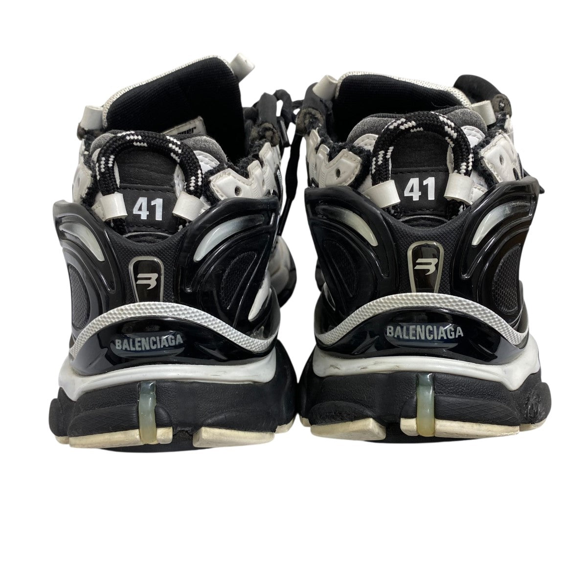 BALENCIAGA(バレンシアガ) runnerスニーカー ブラック×ホワイト サイズ
