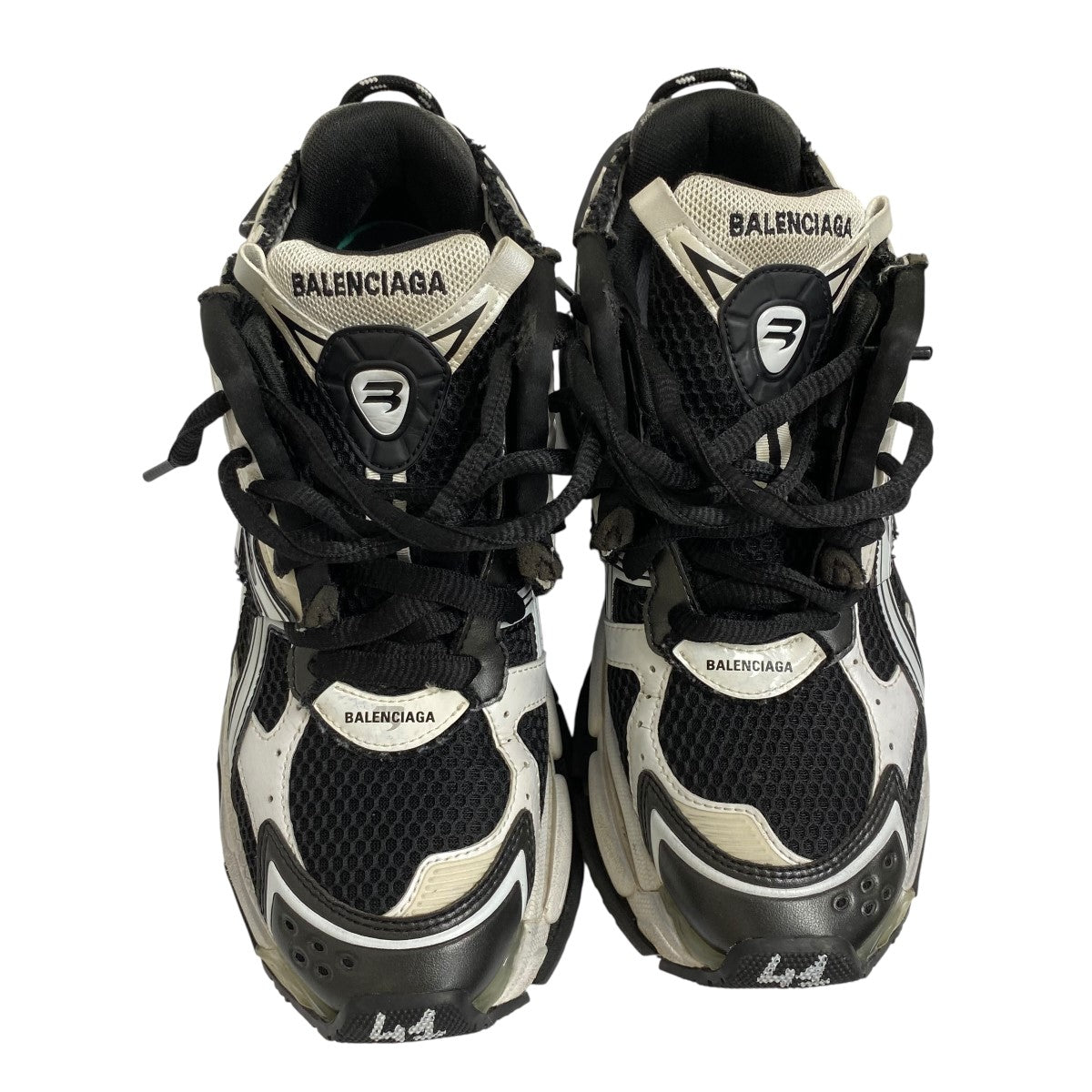BALENCIAGA RUNNER 43 ブラック/ホワイト ホワイト の メンズ Runner スニーカー | Balenciaga JP