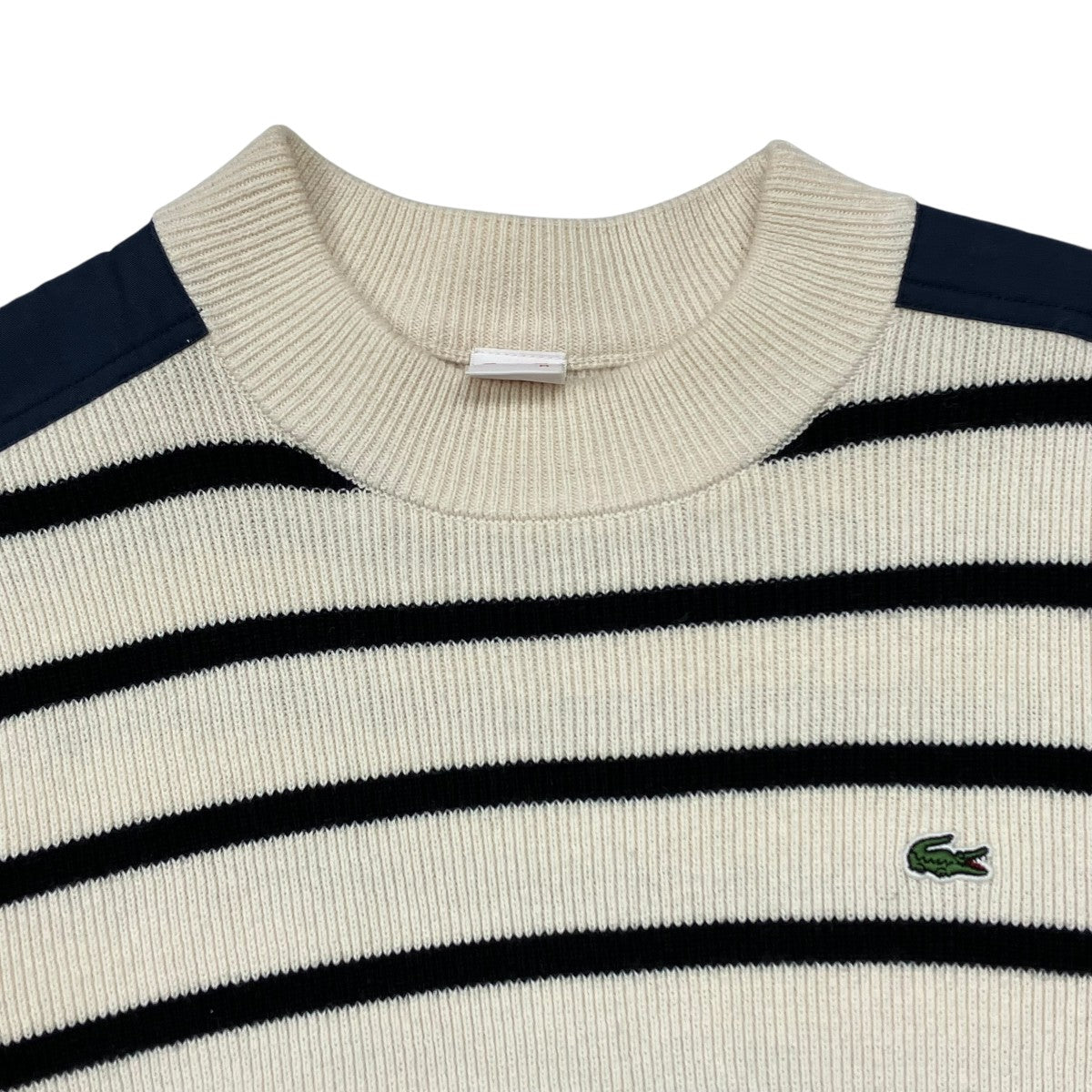 LACOSTE(ラコステ) ボーダーニットAF9035 AF9035 ベージュ