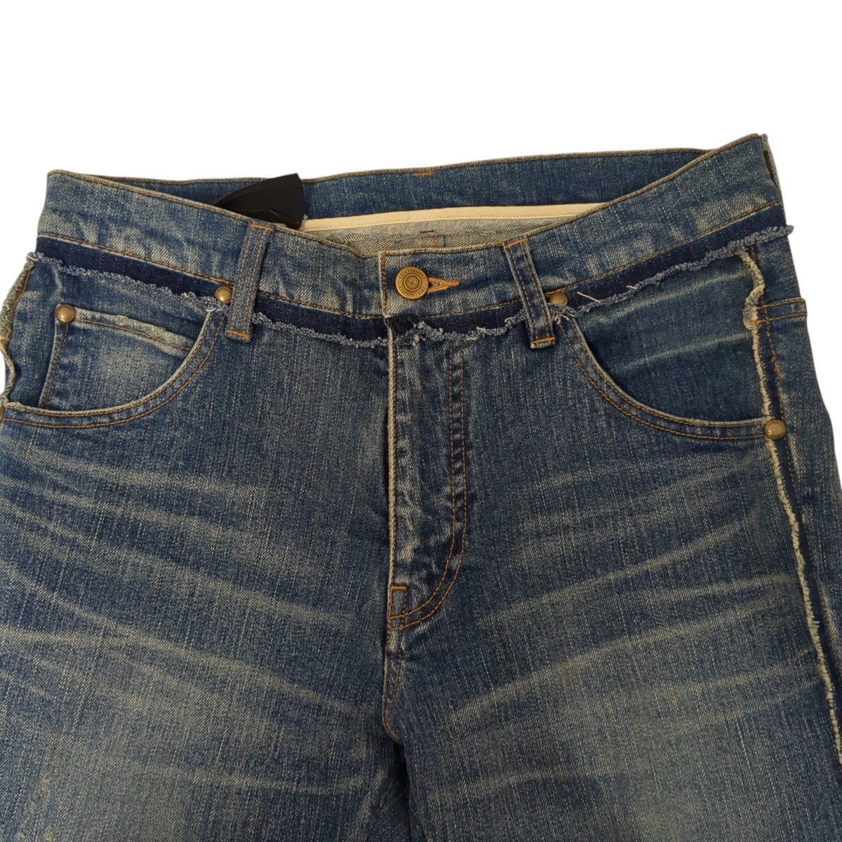 1piu1uguale3 9 TAPEREDデニムパンツMRP338 古着・中古-3枚目のアイテム画像