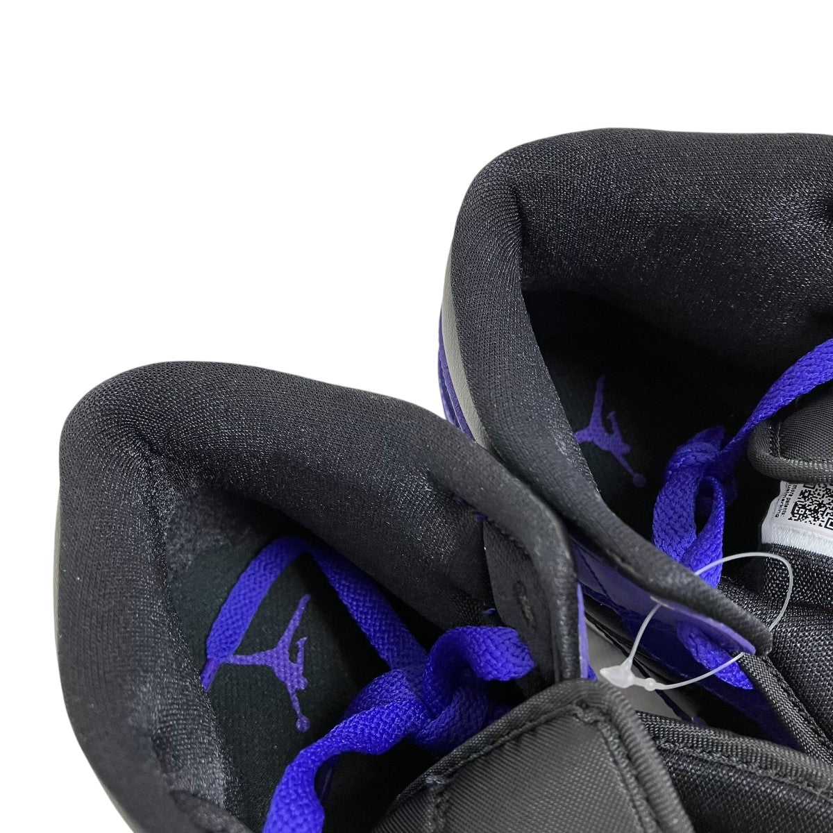 Air Jordan 1 MID ハイカット スニーカー ブラック/パープル Jordan Air Jordan 1 Zoom Air ハイカット スニーカー