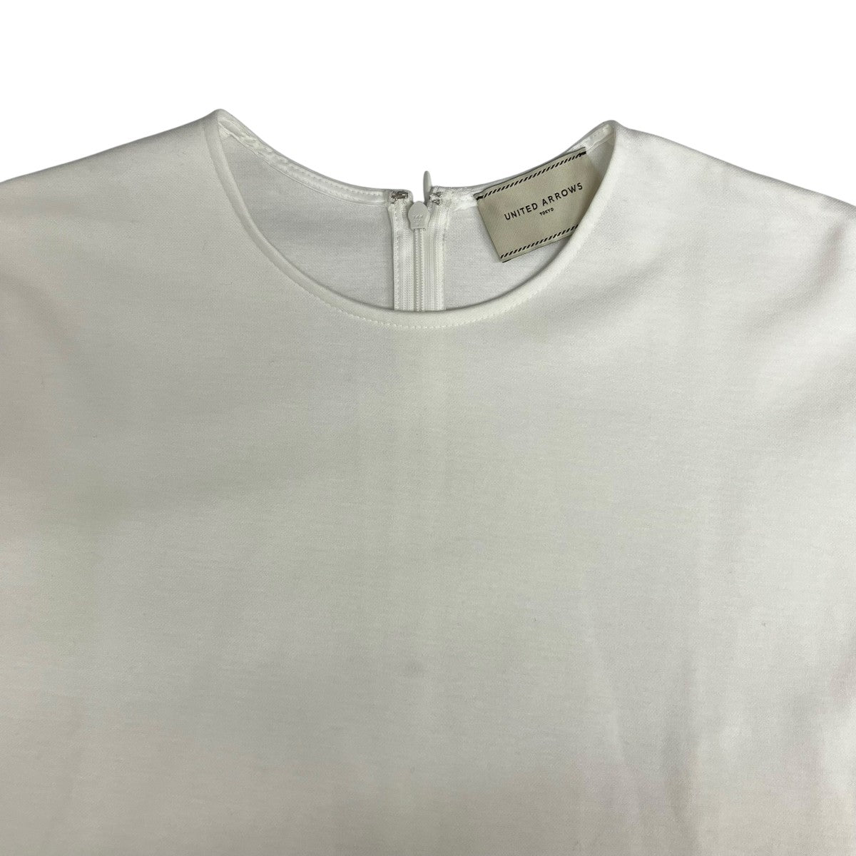 UNITED ARROWS リボンモチーフ ノースリーブ UNITED ARROWS｜リブバイカラーパイピング ノースリーブ
