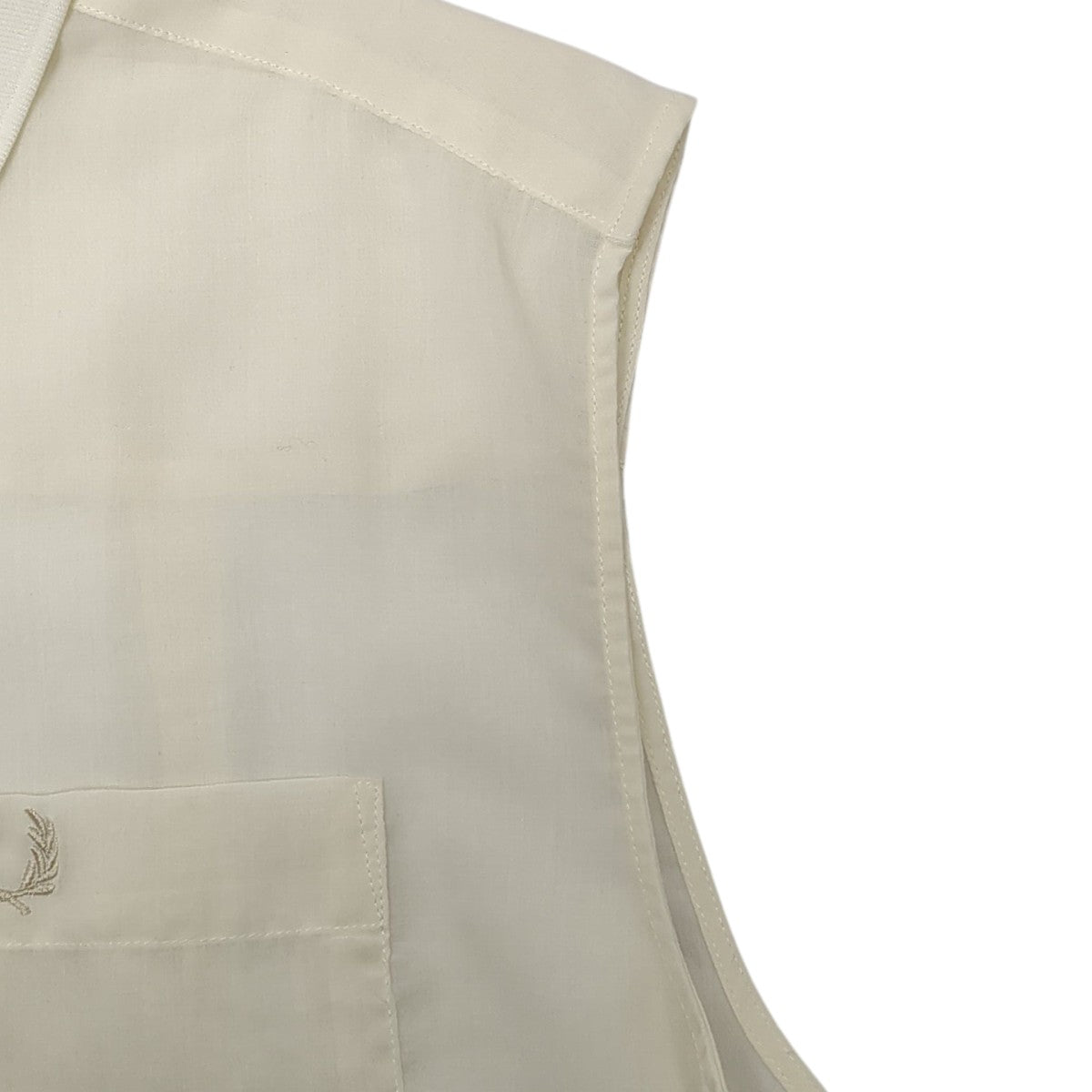FRED PERRY Ray BEAMS別注ノースリーブブラウスFZ8716 古着・中古-5枚目のアイテム画像