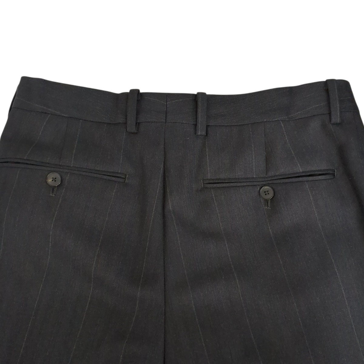AURALEE(オーラリー) BLUEFACED WOOL TWO-TUCK SLACKS #NAVY