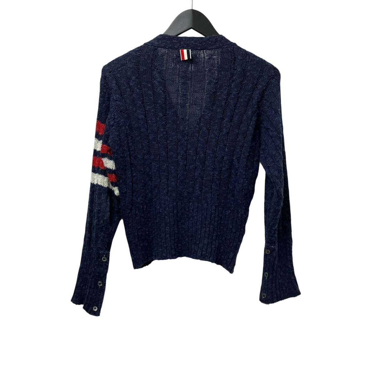 THOM BROWNE ネイビー カーディガン Thom Browne(トム・ブラウン) カーディガン ブルー サイズ 0｜【公式