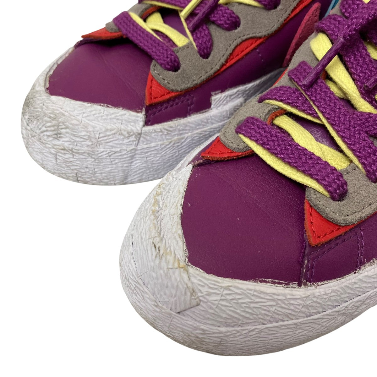 NIKE×sacai×KAWS Blazer Low Purple DuskスニーカーDM7901-500 古着・中古-6枚目のアイテム画像
