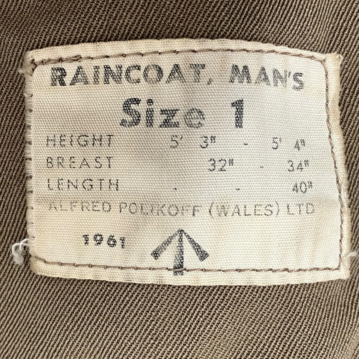 VINTAGE British Army RainCoatコート 古着・中古-8枚目のアイテム画像