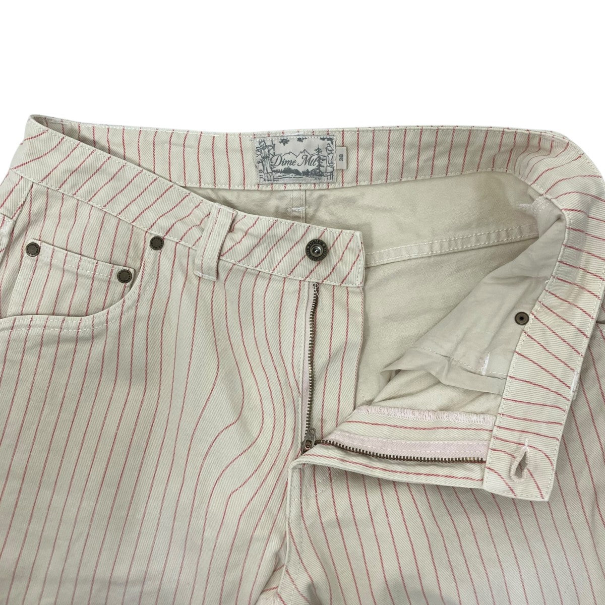 Classic relaxed denim pantsストライプパンツ