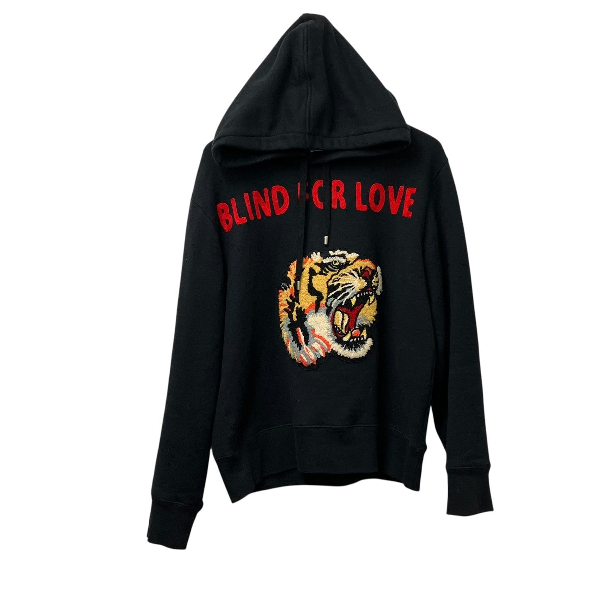 GUCCI パーカー GUCCI(グッチ) 18AWBLIND FOR LOVEタイガーアップリケスウェット