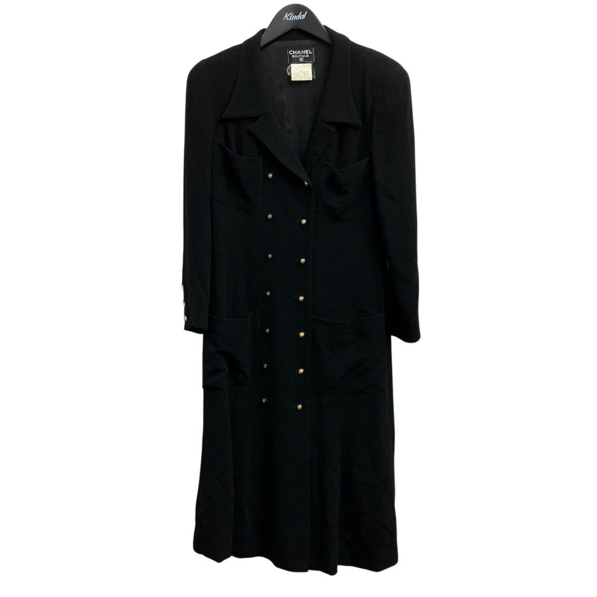 CHANEL(シャネル) ウールストライプトレンチコート P59397V44778
