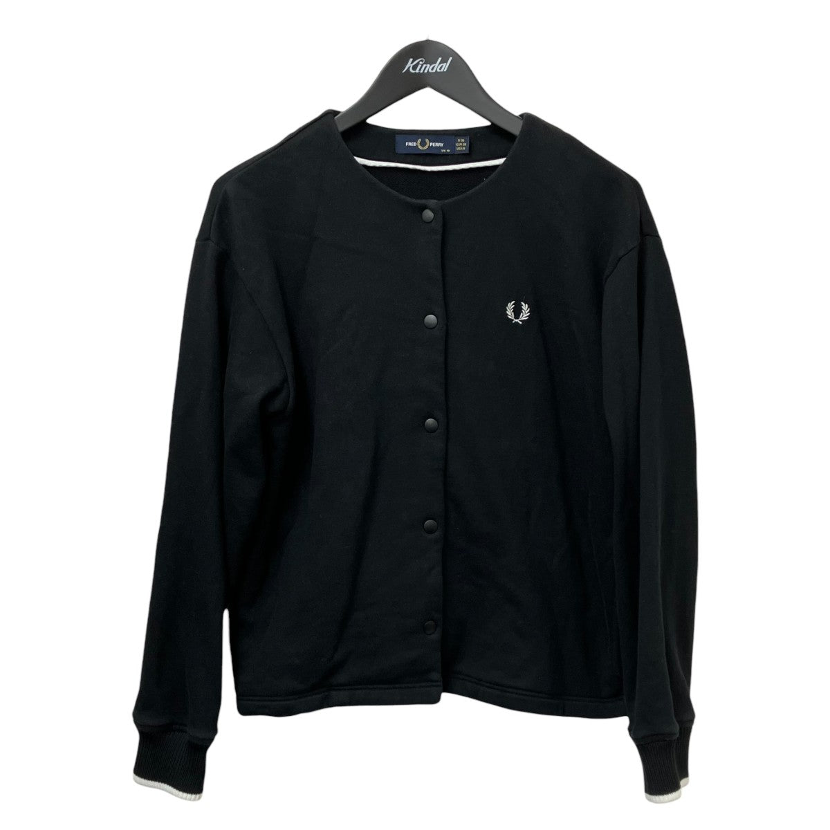 FRED PERRY フレッドペリー ニットカーディガン □FRED PERRY□フレッドペリーtextured button through cardigan