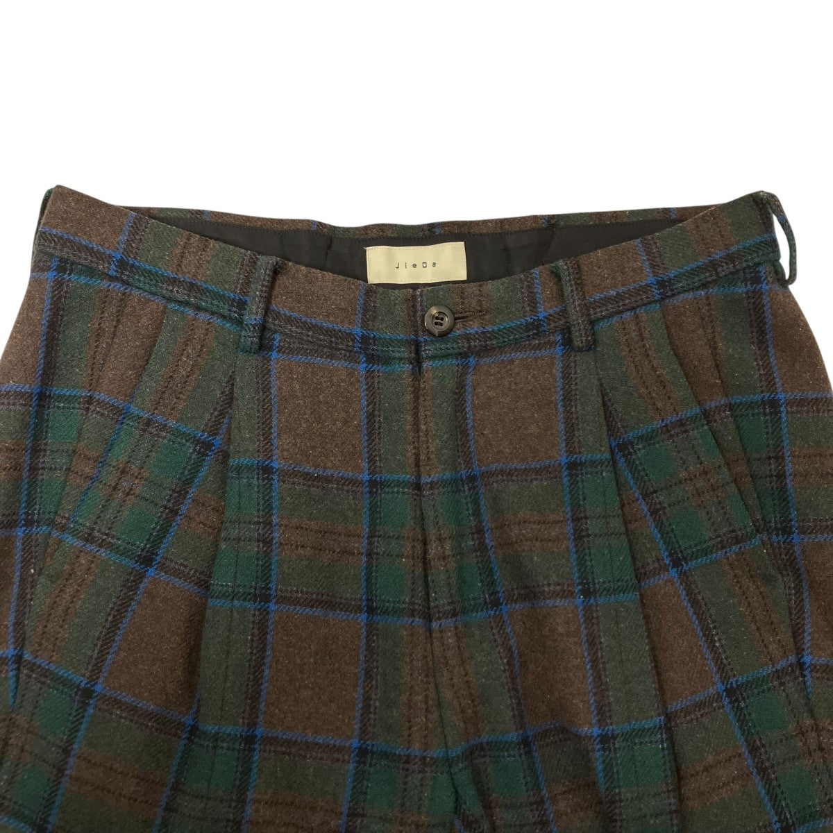 Jieda 19AWPLAID TUCK SLACKSパンツJie-19W-PT07-A 古着・中古-3枚目のアイテム画像