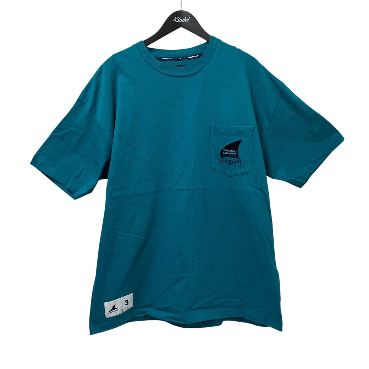 DESCENDANT GENNAKER ORGANIC COTTON CROP SSポケットTシャツ 古着・中古-1枚目のアイテム画像