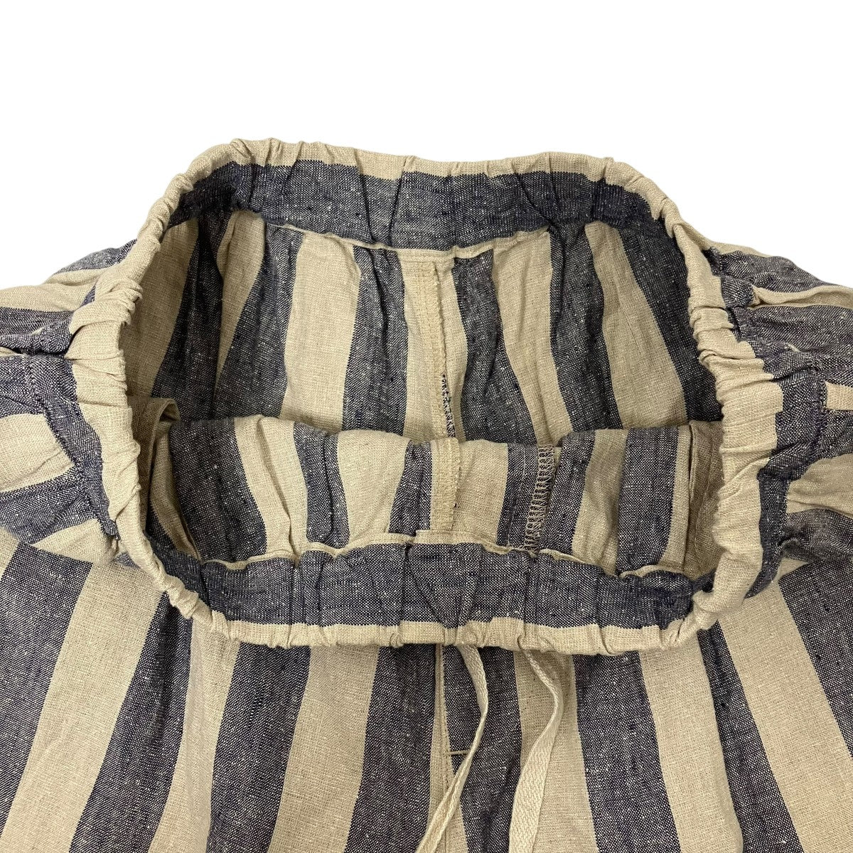 nest Robe(ネストローブ) リネンシルクストライプイージーパンツ